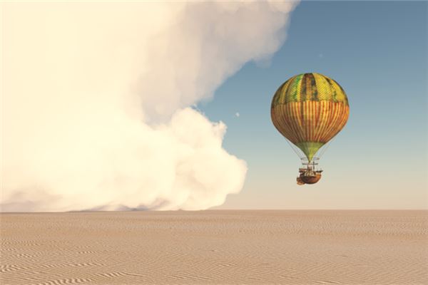 梦见乘坐热气球